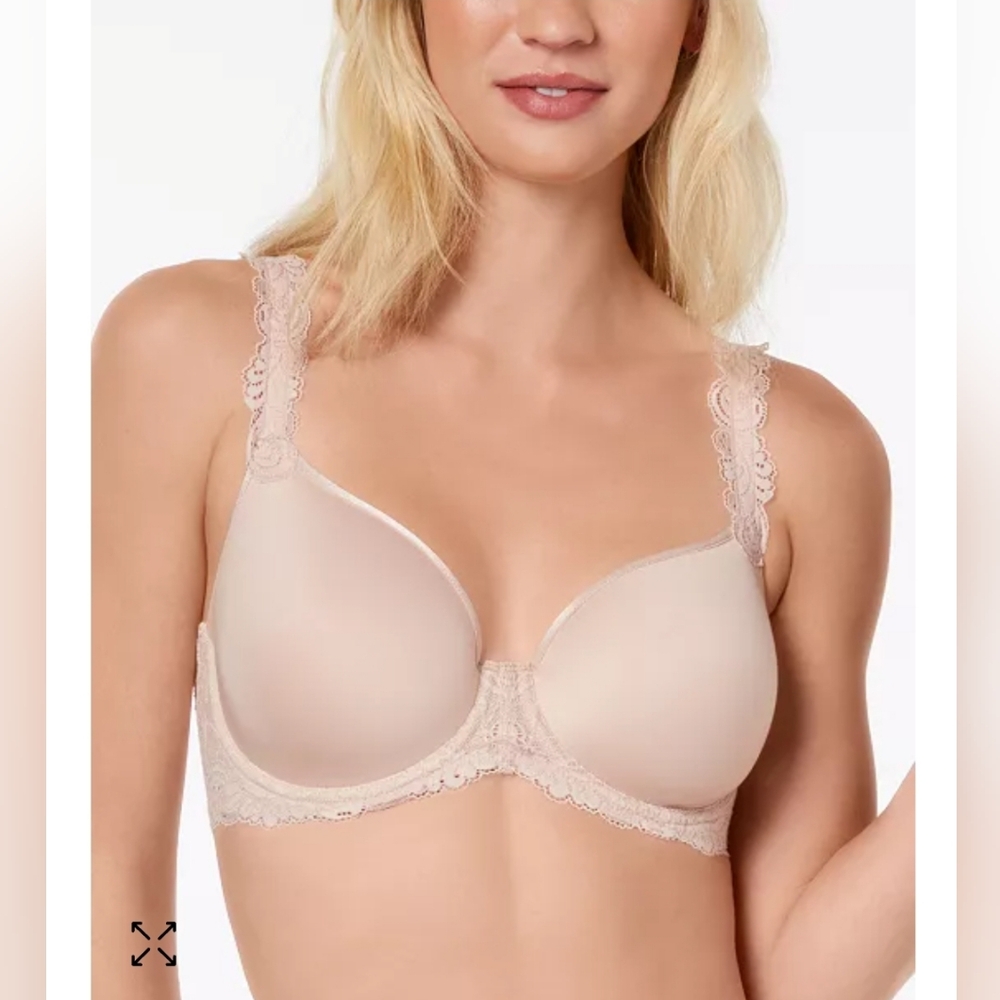💋💋💋 Wacoal Vivid Encounters Full Coverage Nude Bra, 36DD